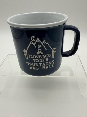 Members Mark I Love You to the Mountains and Back Camping Coffee Tea Mug Cup